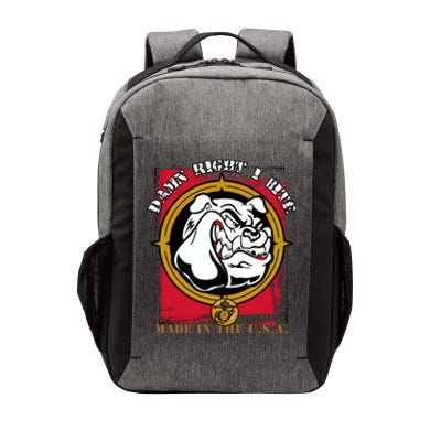 Damn Right I Bite Funny Dog Vector Backpack