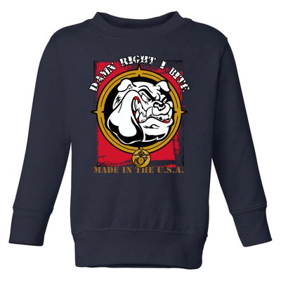 Damn Right I Bite Funny Dog Toddler Sweatshirt