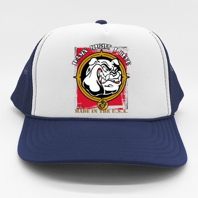 Damn Right I Bite Funny Dog Trucker Hat