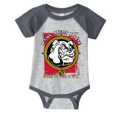 Damn Right I Bite Funny Dog Infant Baby Jersey Bodysuit