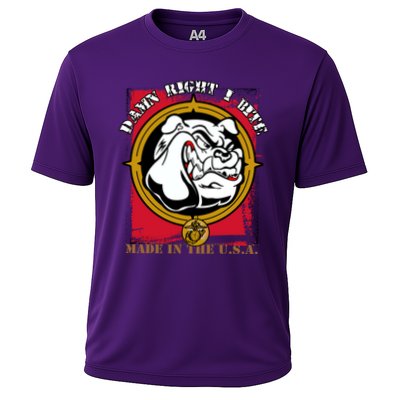 Damn Right I Bite Funny Dog Performance Shirt