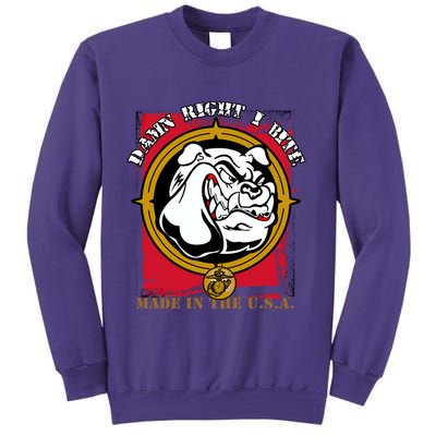 Damn Right I Bite Funny Dog Sweatshirt