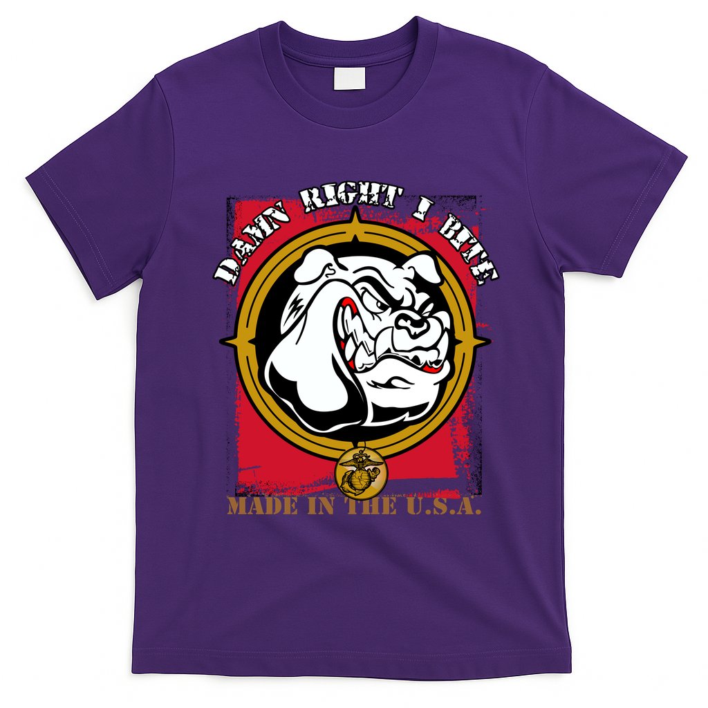 Damn Right I Bite Funny Dog T-Shirt