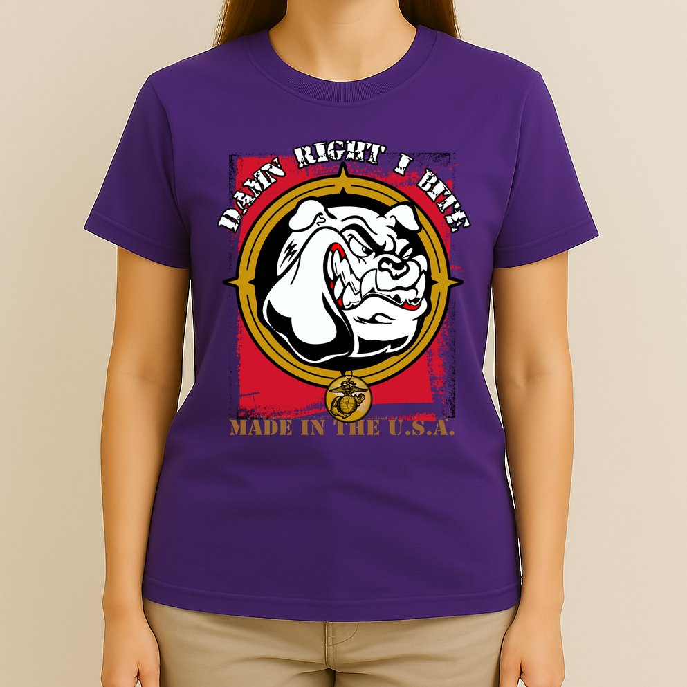 Damn Right I Bite Funny Dog T-Shirt