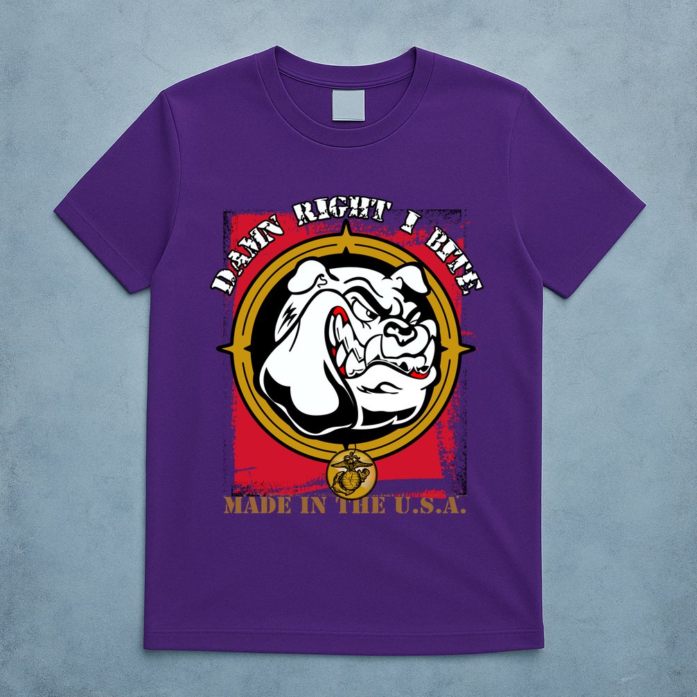 Damn Right I Bite Funny Dog T-Shirt