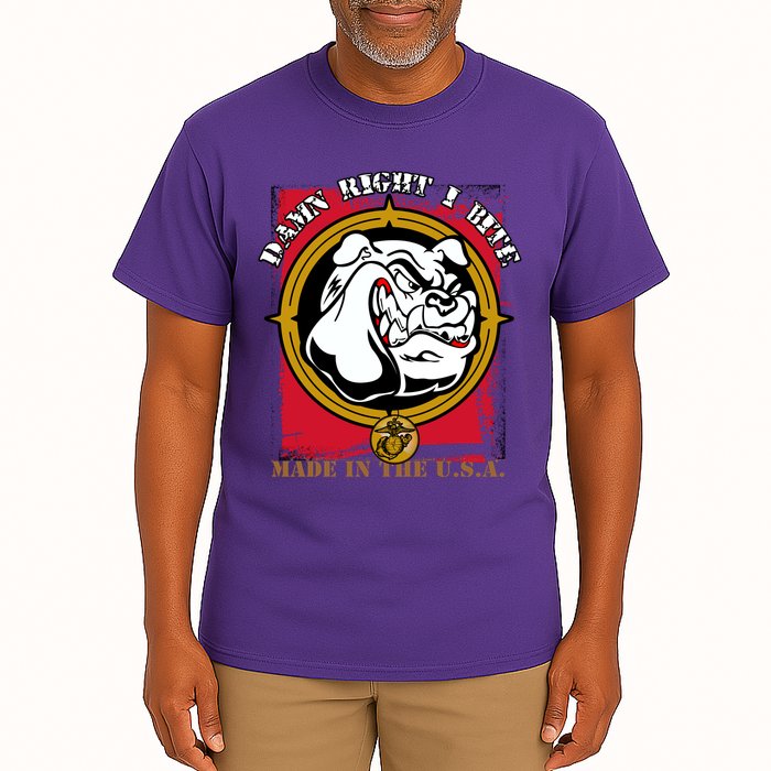 Damn Right I Bite Funny Dog Tall T-Shirt