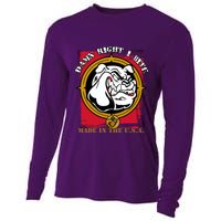 Damn Right I Bite Funny Dog Cooling Performance Long Sleeve Crew