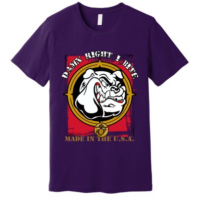 Damn Right I Bite Funny Dog Premium T-Shirt