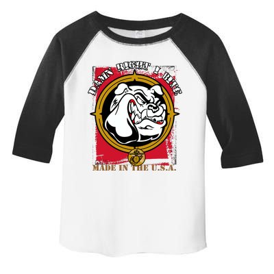 Damn Right I Bite Funny Dog Toddler Fine Jersey T-Shirt