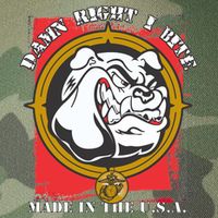 Damn Right I Bite Made In The USA Dog Legacy Tie Dye Trucker Hat