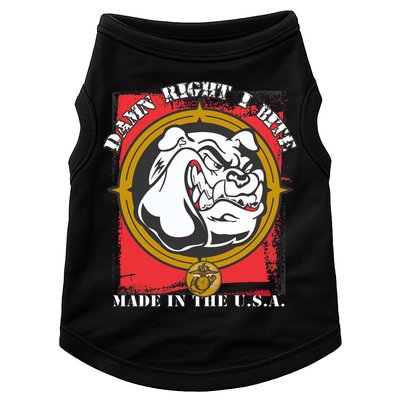 Damn Right I Bite Made In The USA Dog Doggie Tank