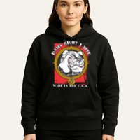 Damn Right I Bite Made In The USA Dog Hoodie