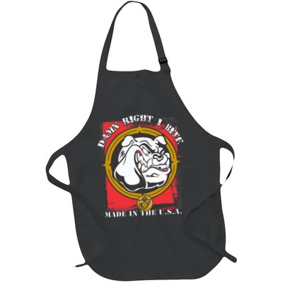 Damn Right I Bite Made In The USA Dog Apron