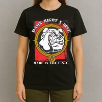 Damn Right I Bite Made In The USA Dog T-Shirt