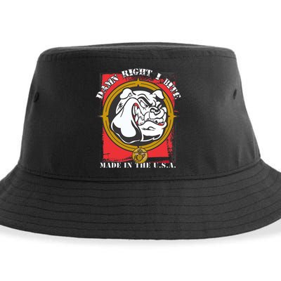 Damn Right I Bite Made In The USA Dog Sustainable Bucket Hat