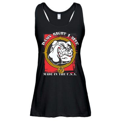 Damn Right I Bite Made In The USA Dog Ladies Essential Flowy Tank