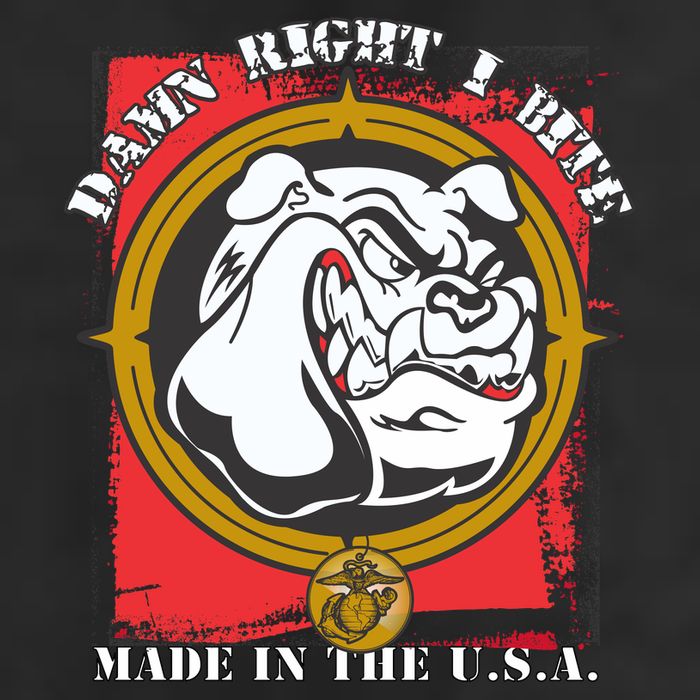 Damn Right I Bite Made In The USA Dog Tumbler