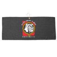 Damn Right I Bite Made In The USA Dog Large Microfiber Waffle Golf Towel