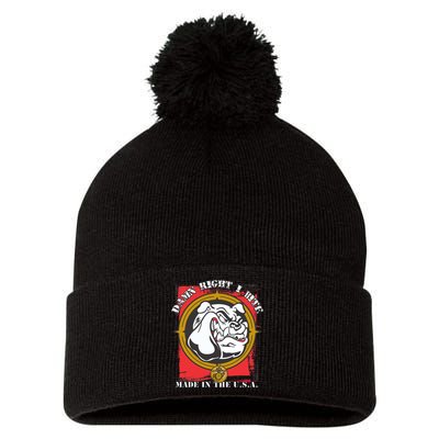 Damn Right I Bite Made In The USA Dog Pom Pom 12in Knit Beanie