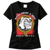 Damn Right I Bite Made In The USA Dog Womens T-Shirt