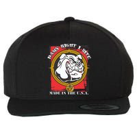 Damn Right I Bite Made In The USA Dog Wool Snapback Cap