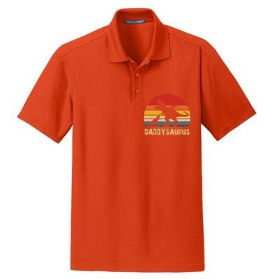 DadS Roar Is Legendary: Daddysaurus Meaningful Gift Dry Zone Grid Polo