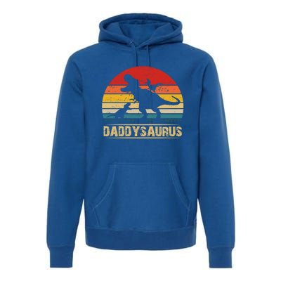 DadS Roar Is Legendary: Daddysaurus Meaningful Gift Premium Hoodie