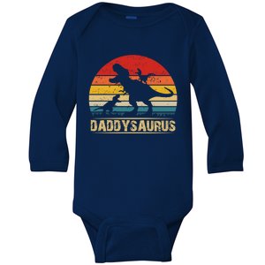 DadS Roar Is Legendary: Daddysaurus Meaningful Gift Baby Long Sleeve Bodysuit