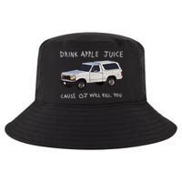 Drink Apple Juice Cause OJ Will Kill You Cool Comfort Performance Bucket Hat