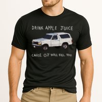 Drink Apple Juice Cause OJ Will Kill You Cooling Performance Crew T-Shirt