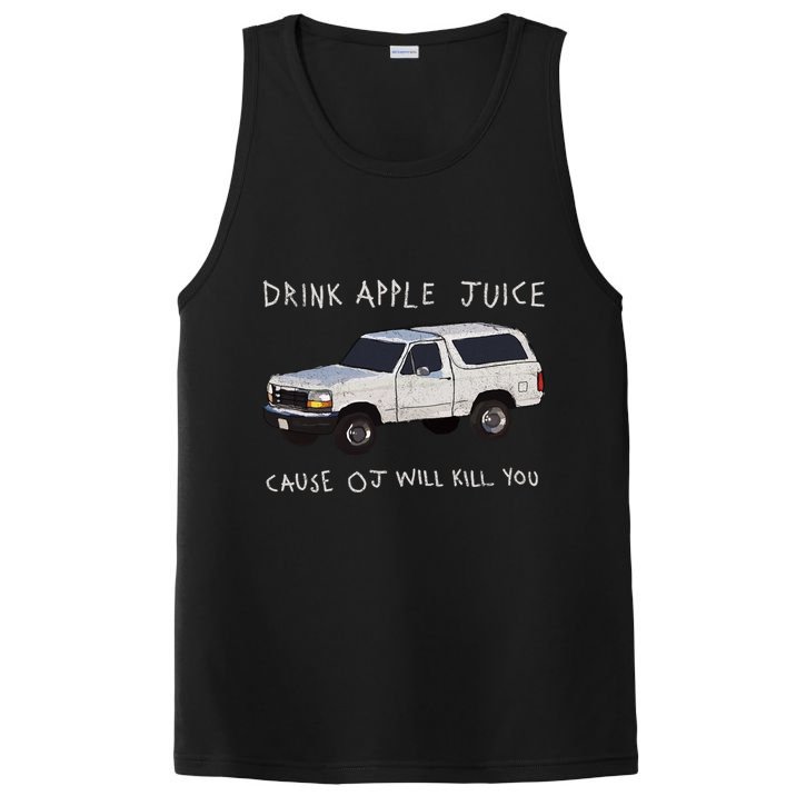 Drink Apple Juice Cause OJ Will Kill You PosiCharge Competitor Tank