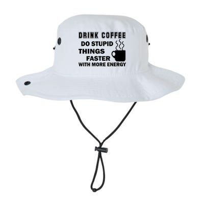 Drink Coffee Do Stupid Things Faster Legacy Cool Fit Booney Bucket Hat