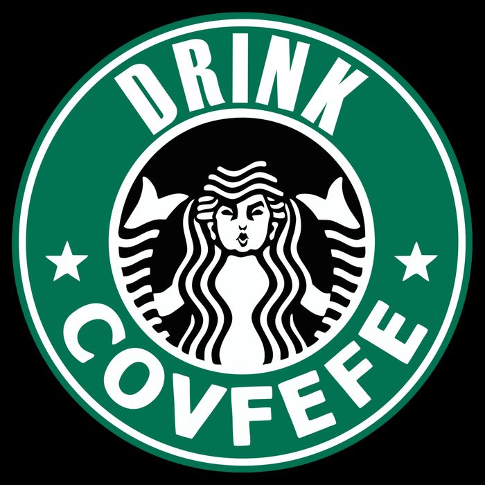 Drink Covfefe Funny Parody Logo Zip Tote Bag