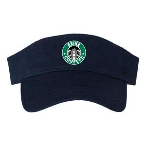 Drink Covfefe Funny Parody Logo Valucap Bio-Washed Visor