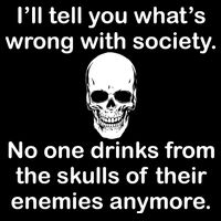 Drink From The Skull Of Your Enemies 16 in Basic Backpack