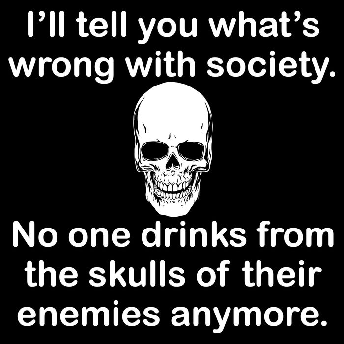 Drink From The Skull Of Your Enemies 16 in Basic Backpack