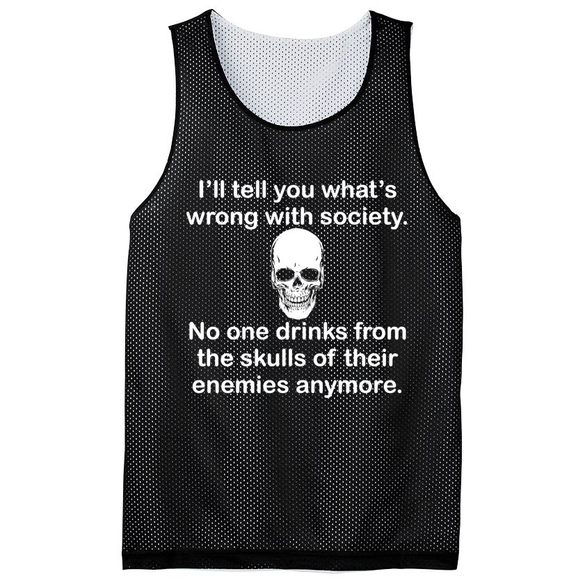 Drink From The Skull Of Your Enemies Mesh Reversible Basketball Jersey Tank