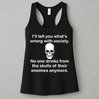 Drink From The Skull Of Your Enemies Womens Tank Top