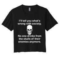Drink From The Skull Of Your Enemies Crop Top