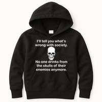 Drink From The Skull Of Your Enemies Kids Hoodie