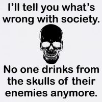 Drink From The Skull Of Your Enemies Garment-Dyed Sweatshirt