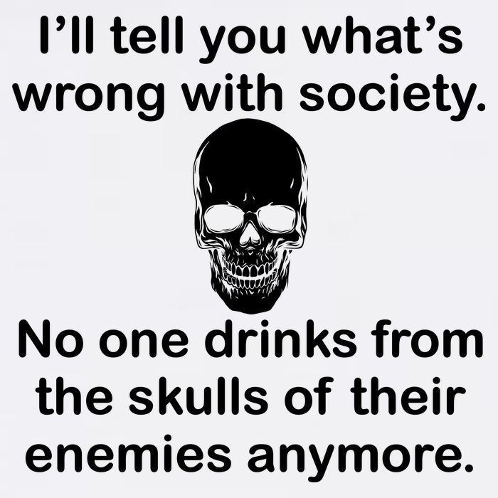 Drink From The Skull Of Your Enemies Garment-Dyed Sweatshirt