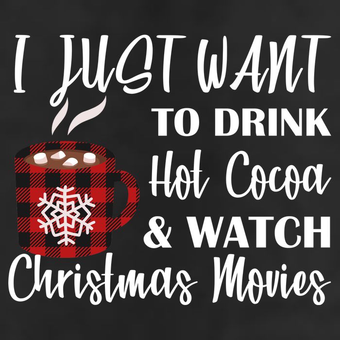 Drink Hot Cocoa And Watch Christmas Movies Cool Comfort Performance Bucket Hat