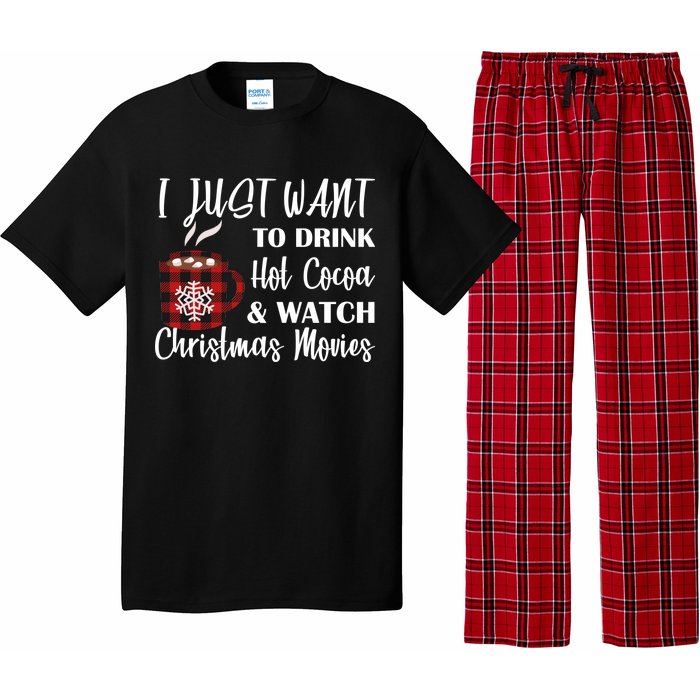 Drink Hot Cocoa And Watch Christmas Movies Pajama Set