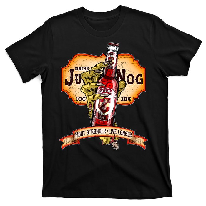 Drink JuggerNog Soda Zombies T-Shirt