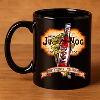 Drink JuggerNog Soda Zombies 11oz C Handle Ceramic Mug