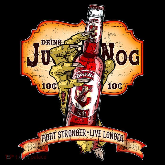 Drink JuggerNog Soda Zombies Cooling Performance Long Sleeve Crew