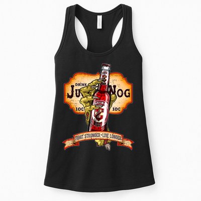 Drink JuggerNog Soda Zombies Womens Tank Top