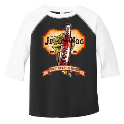 Drink JuggerNog Soda Zombies Toddler Fine Jersey T-Shirt