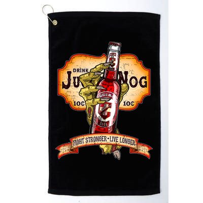 Drink JuggerNog Soda Zombies Golf Towel